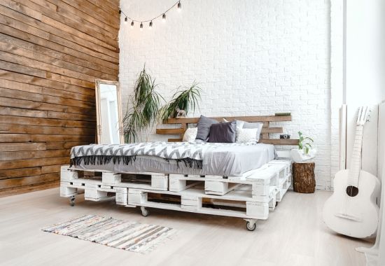 Łóżko z palet drewnianych Łódź