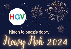 Życzenia Noworoczne 2024 od zarządu HGV sp. z o.o.  - Lidera w Produkcji Palet Drewnianych